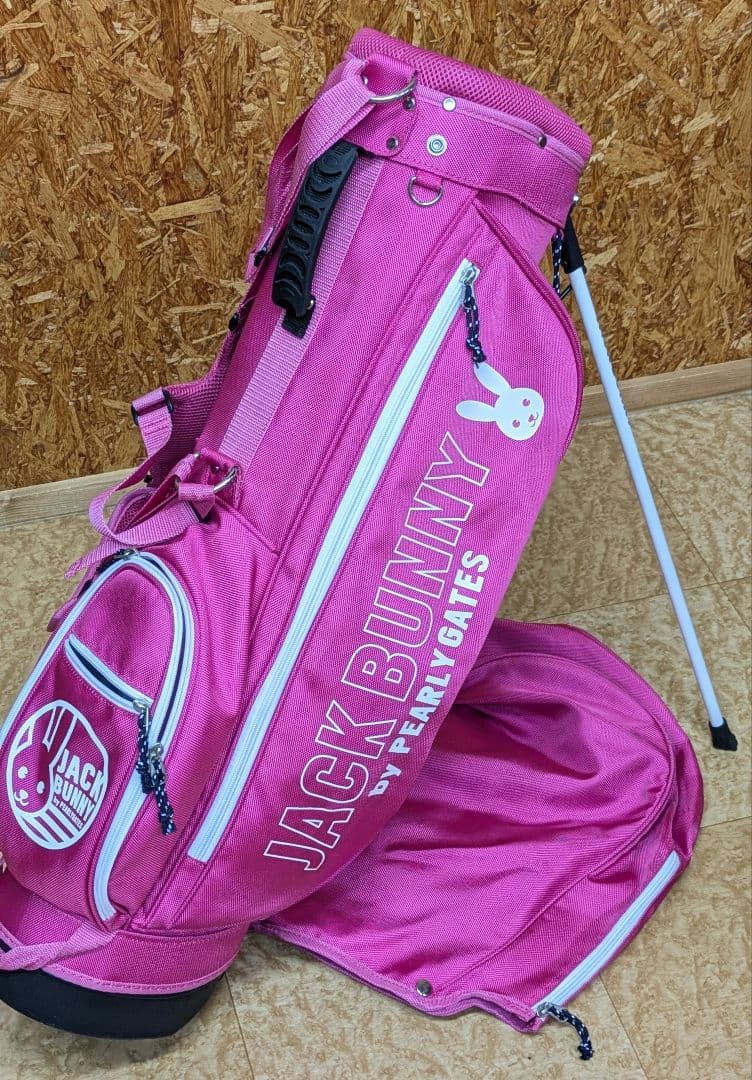 JACK BUNNY ピンク スタンドバッグ