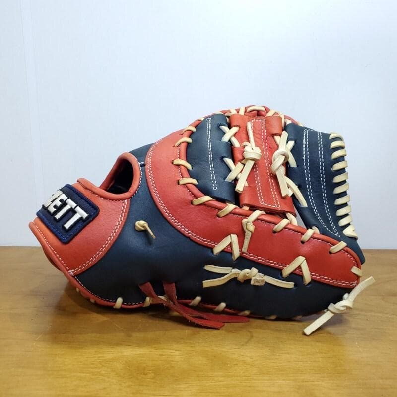 ZETT 日本製 限定カラー 旧ラベル レア ファーストミット 軟式グローブ