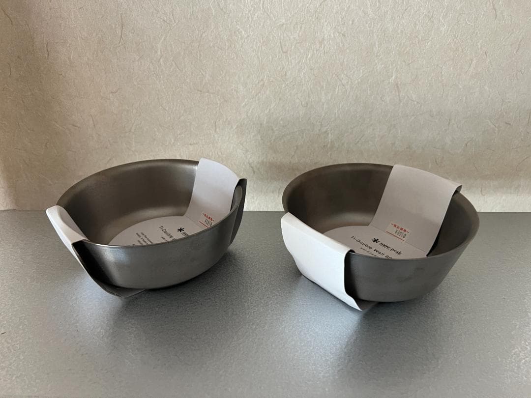 新品）スノーピーク保温可能なチタン製どんぶり 600 2個セット