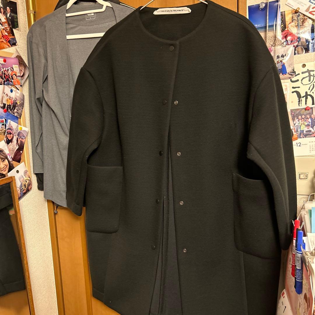 COGTHEBIGSMOKE ブラック ノーカラージャケット　ブラック