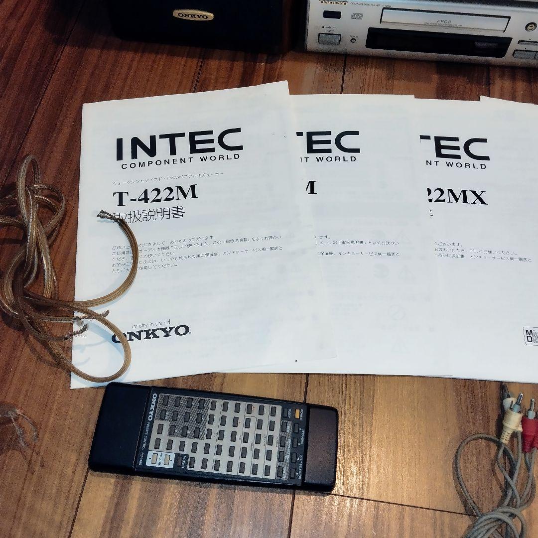 ONKYO 　システムコンポ リモコン オンキョー通電・CD音出し確認済み