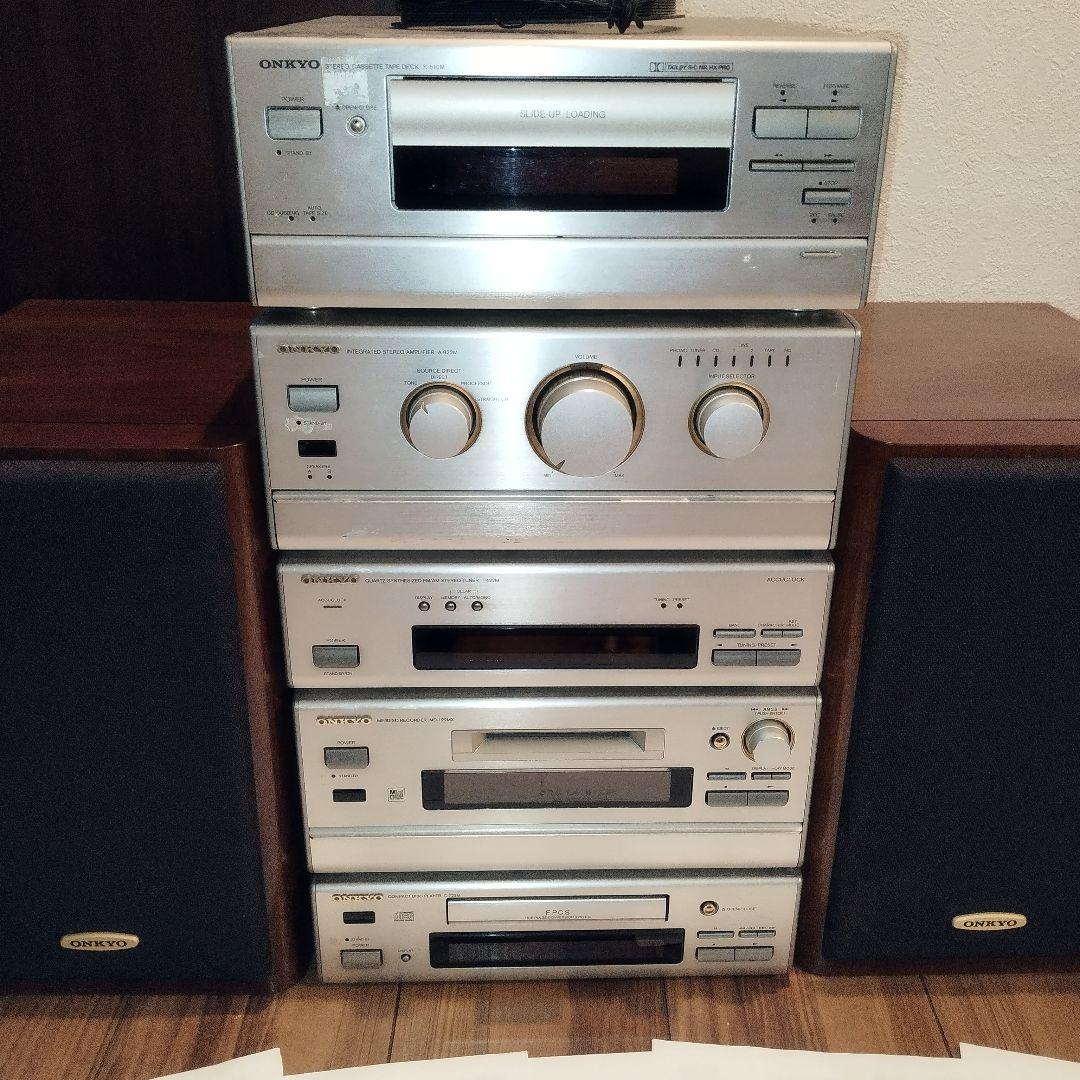 ONKYO 　システムコンポ リモコン オンキョー通電・CD音出し確認済み