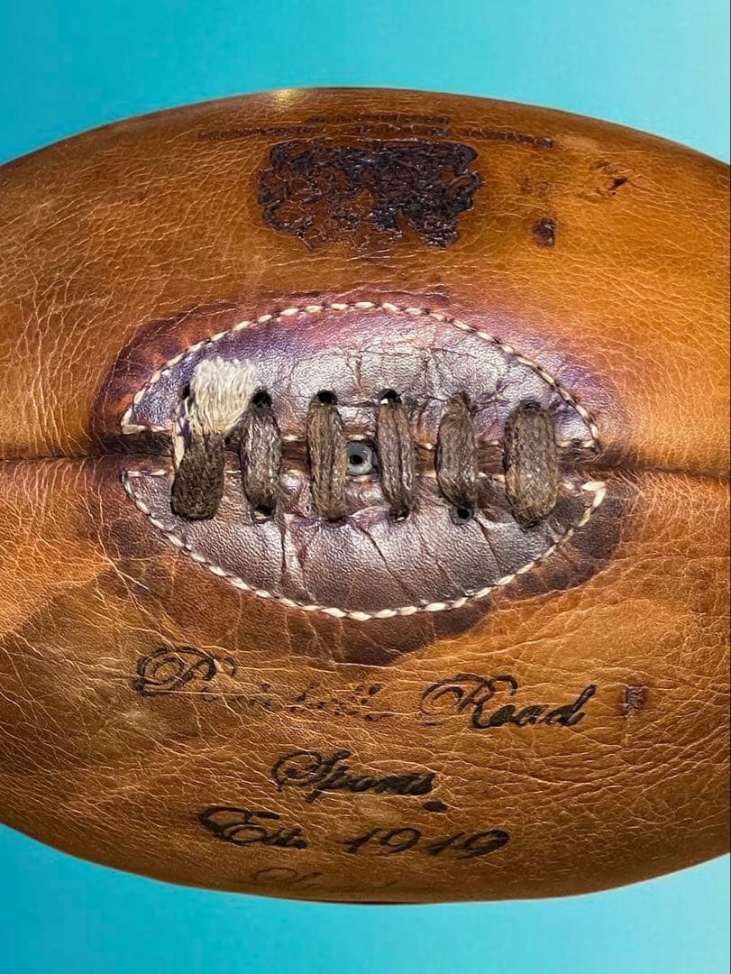 s*f様 1919年 ラグビーボール ヴィンテージ 本革