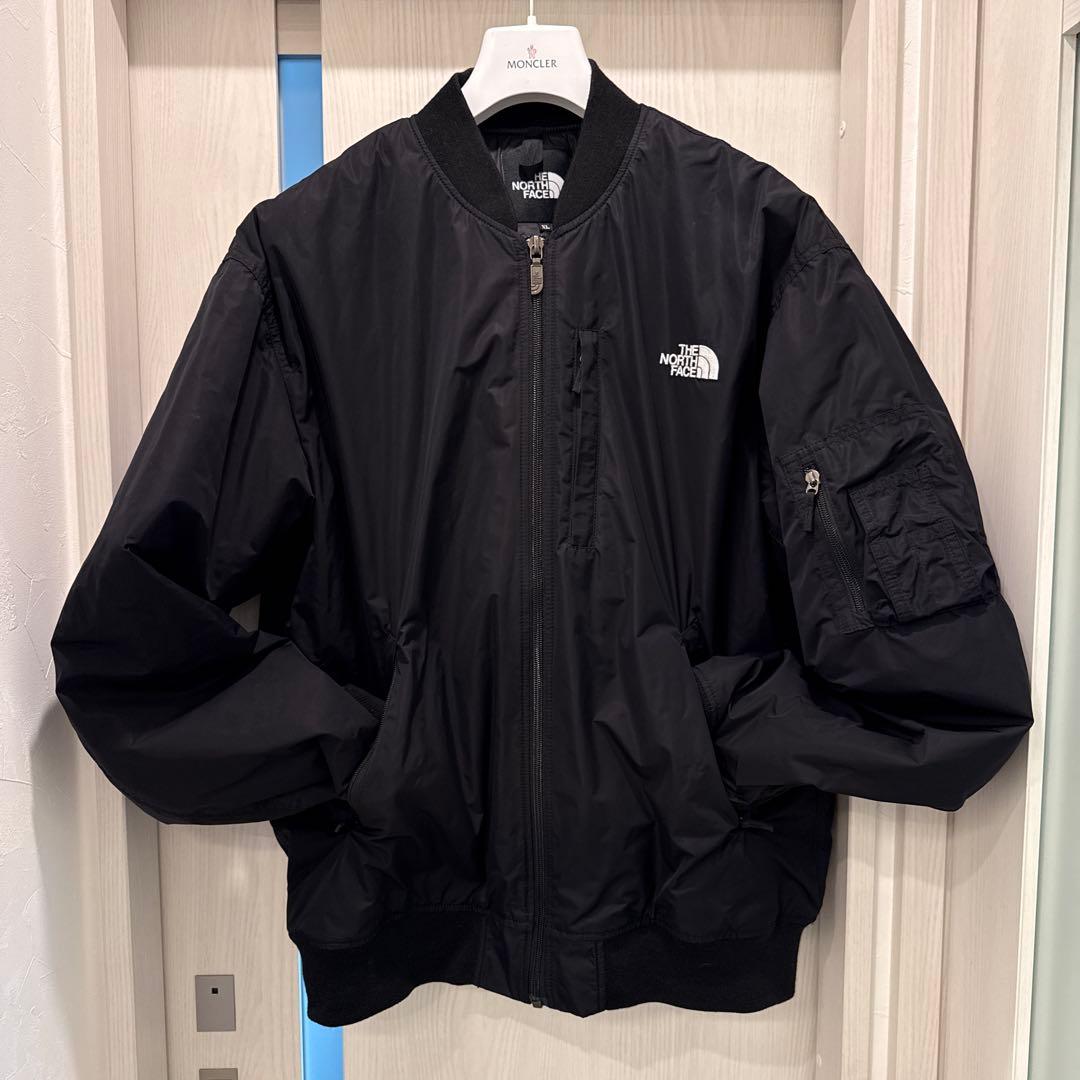 新品同様THE NORTH FACE ブラック MA-1ジャケット XL
