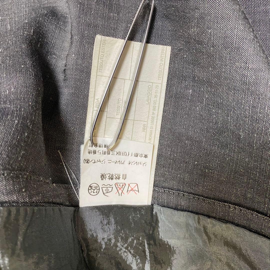 超希少　90s GIORGIO ARMANI マオカラージャケット　リネン