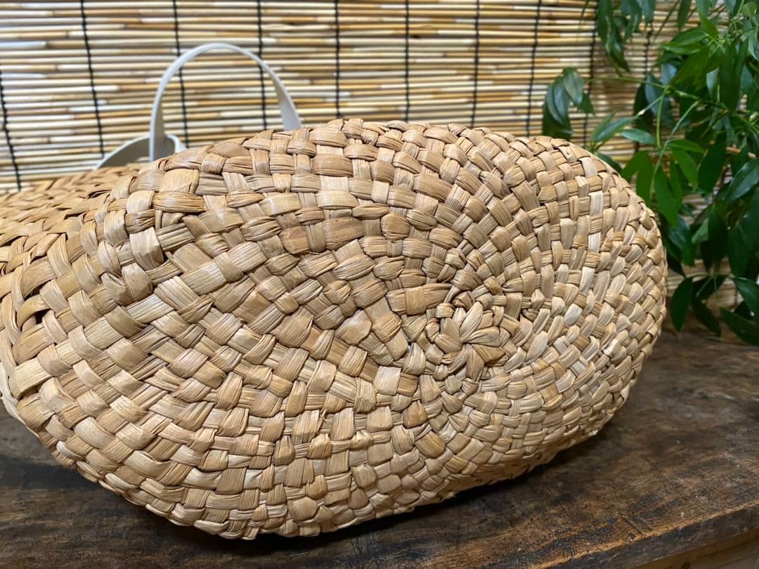 アニエスベー　agnis b.　カゴバッグ　ハンドバッグ ナチュラルかごバッグ