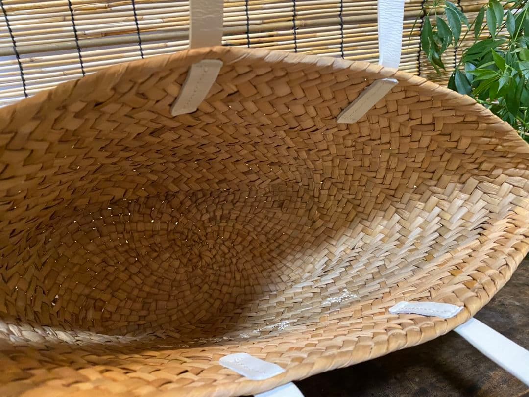 アニエスベー　agnis b.　カゴバッグ　ハンドバッグ ナチュラルかごバッグ