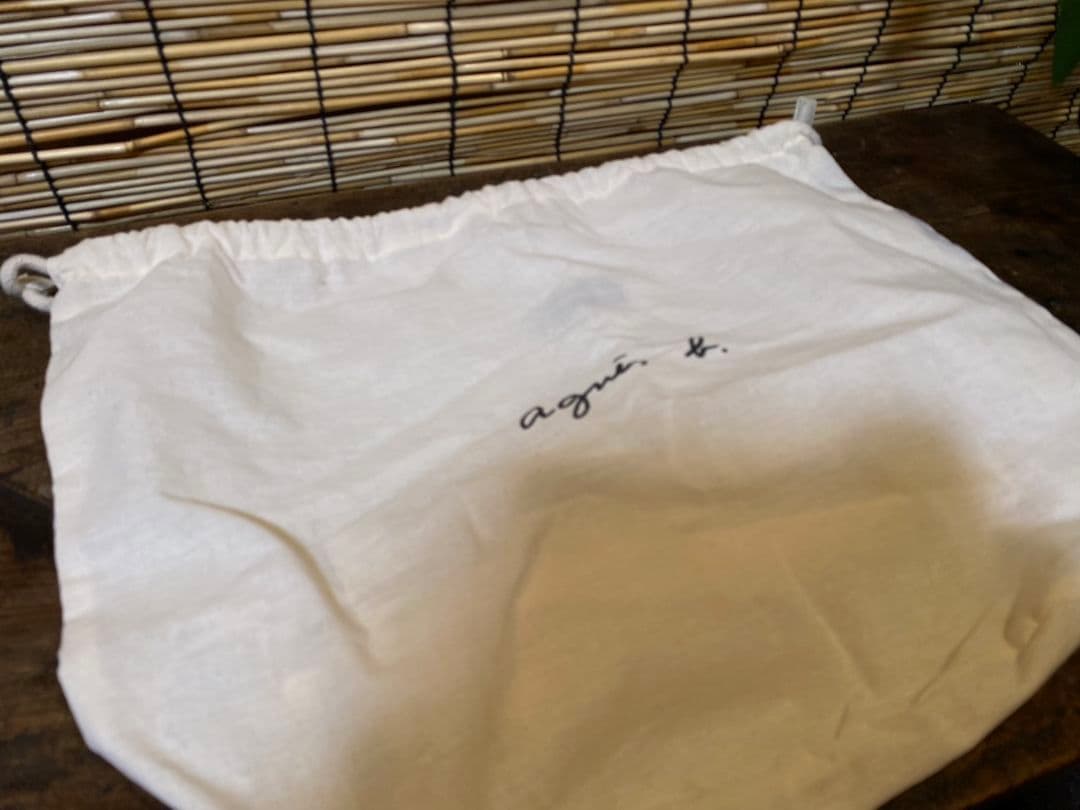 アニエスベー　agnis b.　カゴバッグ　ハンドバッグ ナチュラルかごバッグ