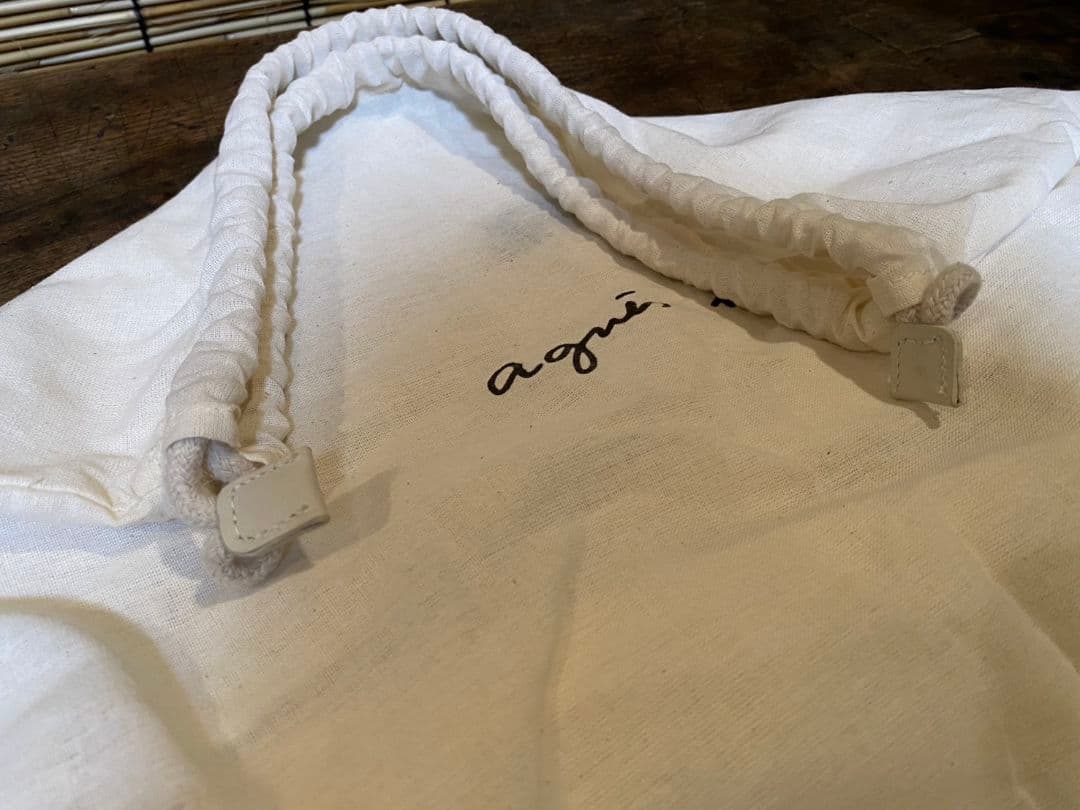 アニエスベー　agnis b.　カゴバッグ　ハンドバッグ ナチュラルかごバッグ