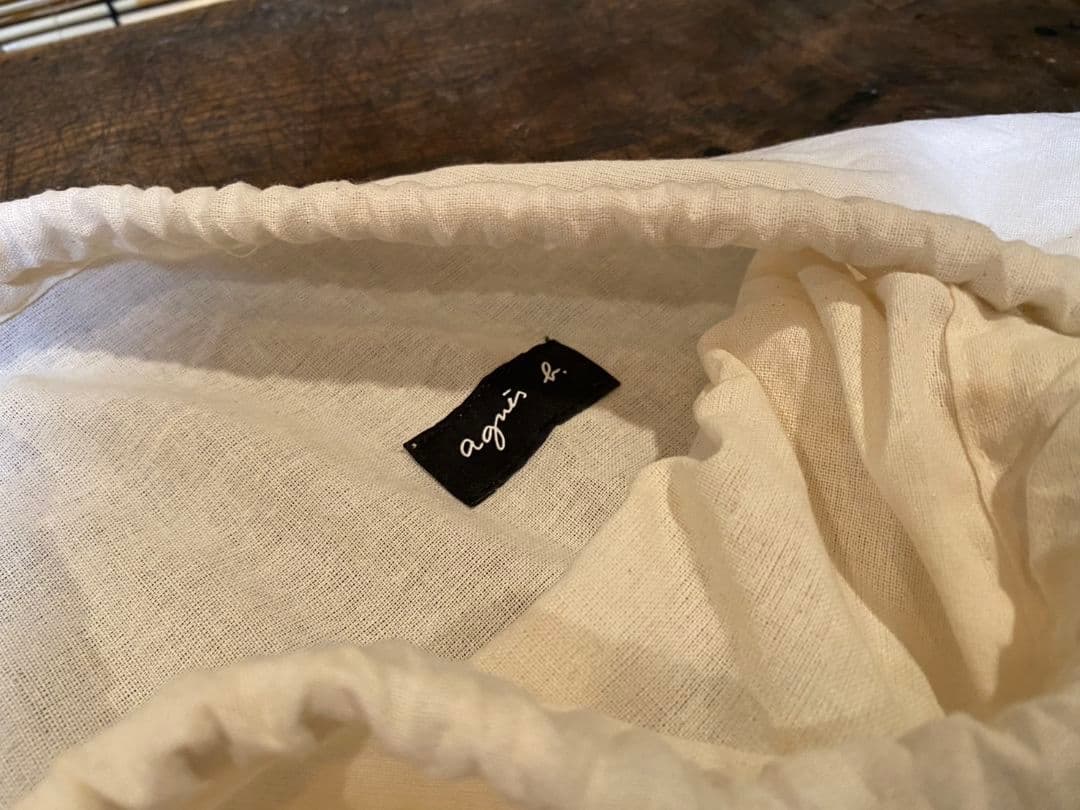 アニエスベー　agnis b.　カゴバッグ　ハンドバッグ ナチュラルかごバッグ