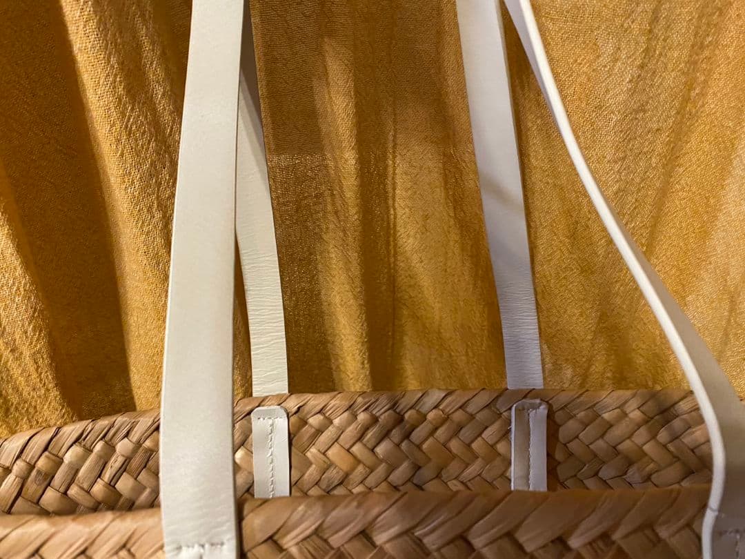 アニエスベー　agnis b.　カゴバッグ　ハンドバッグ ナチュラルかごバッグ