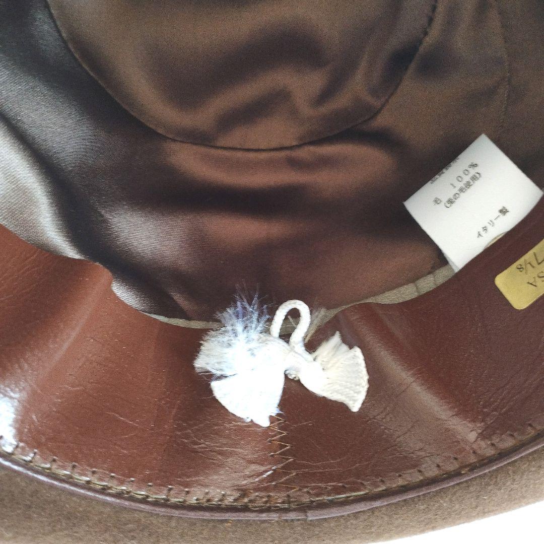 イタリー製ボルサリーノハット美品 57 送料込み