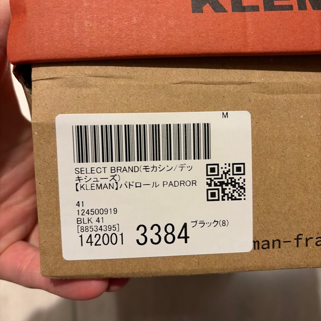 新品 KLEMAN クレマン PADROR 黒 41 新品