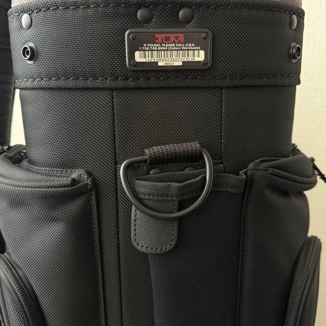 TUMI キャディバッグ ゴルフバッグ　黒　9.5型相当　トゥミ　ツミ　希少