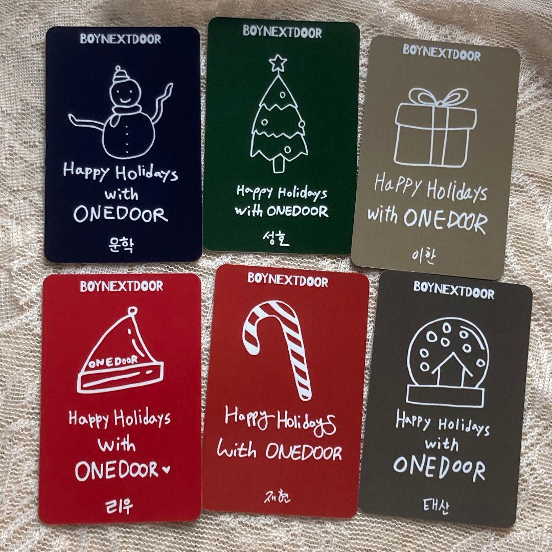 boynextdoor 公開放送 HOW サノク トレカ 6枚セット