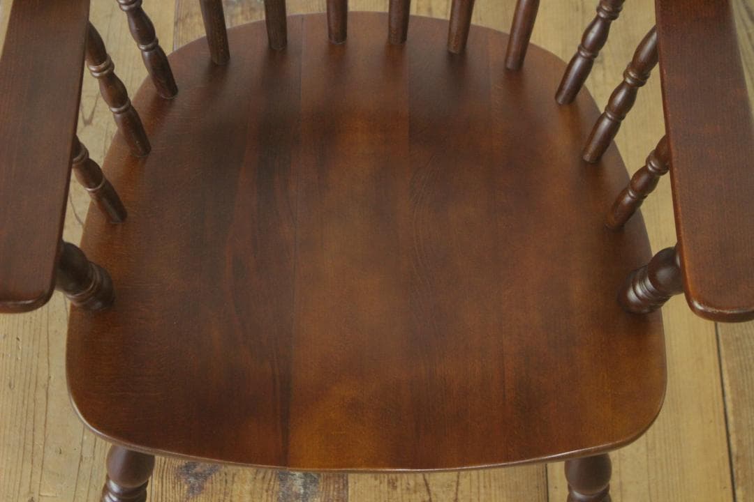 KASHIWA 柏木工 ウィンザーチェア ダイニング 椅子 アーム ビーチ材 A