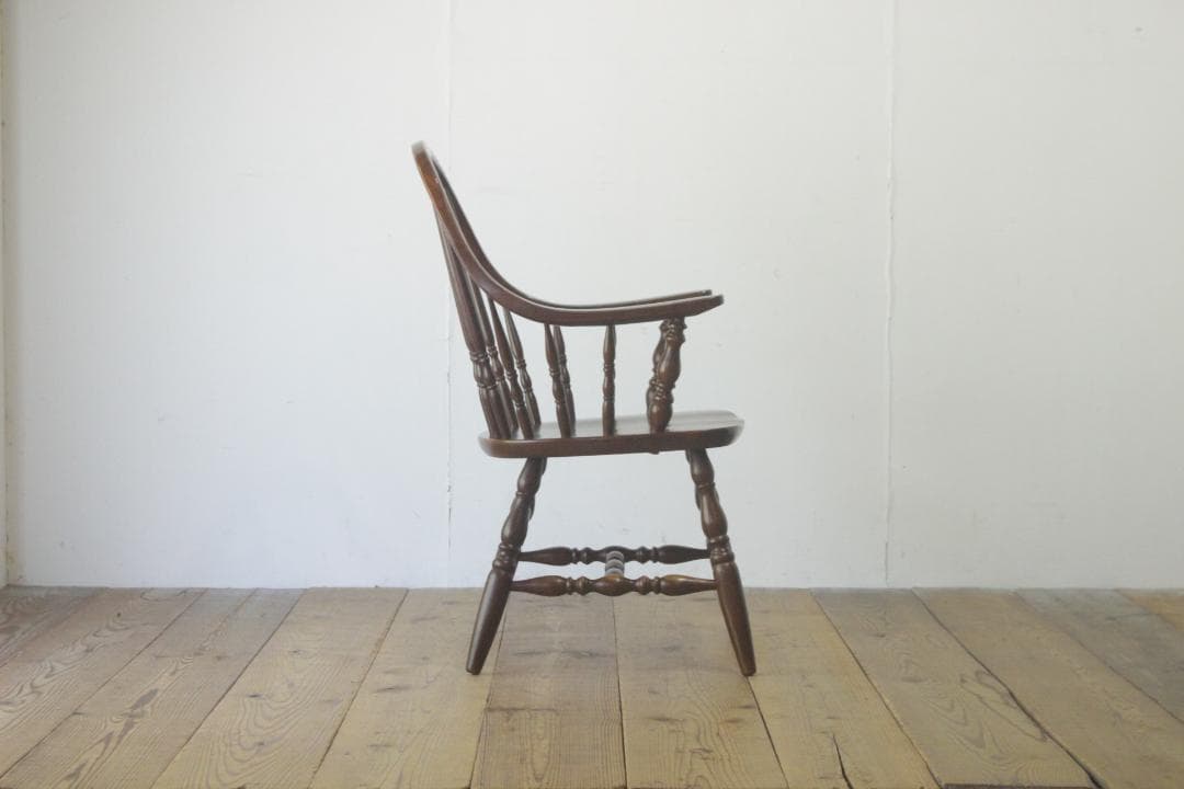 KASHIWA 柏木工 ウィンザーチェア ダイニング 椅子 アーム ビーチ材 A