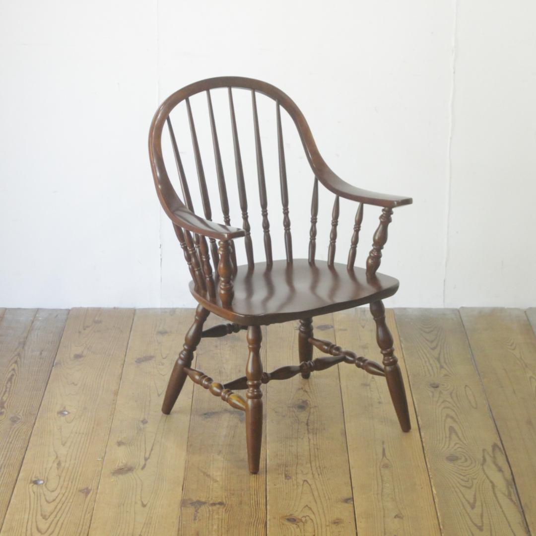 KASHIWA 柏木工 ウィンザーチェア ダイニング 椅子 アーム ビーチ材 A