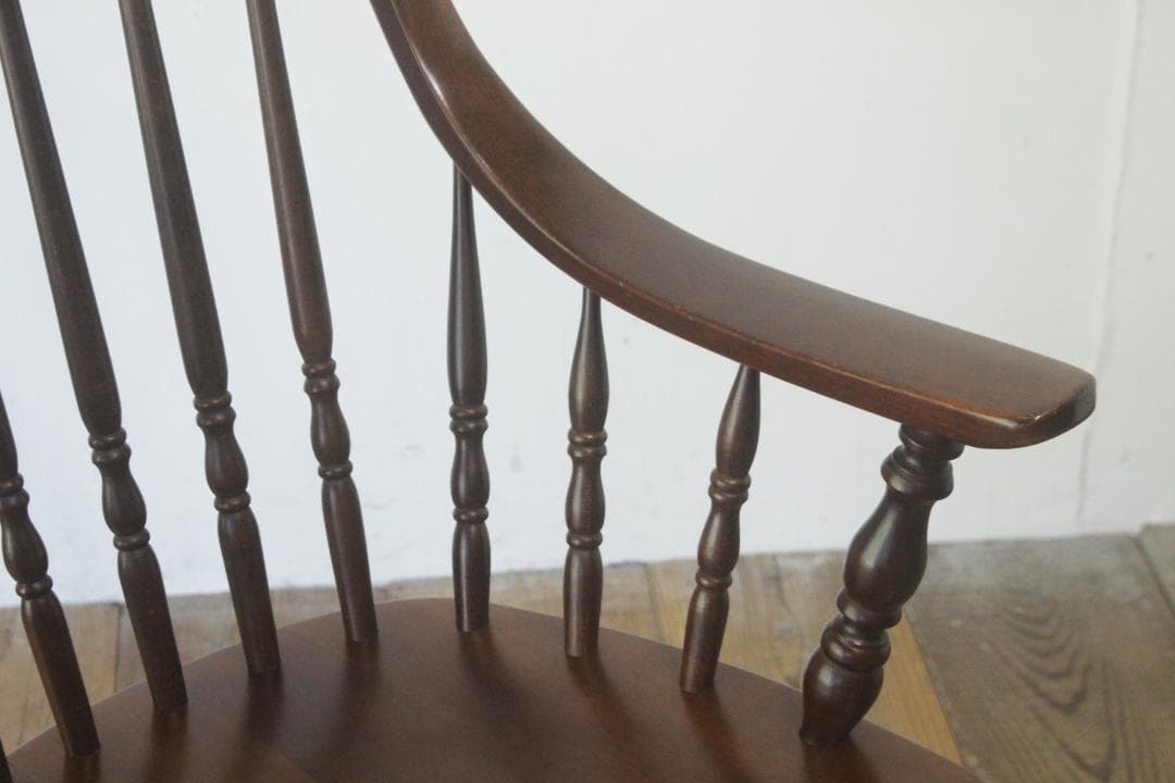 KASHIWA 柏木工 ウィンザーチェア ダイニング 椅子 アーム ビーチ材 A