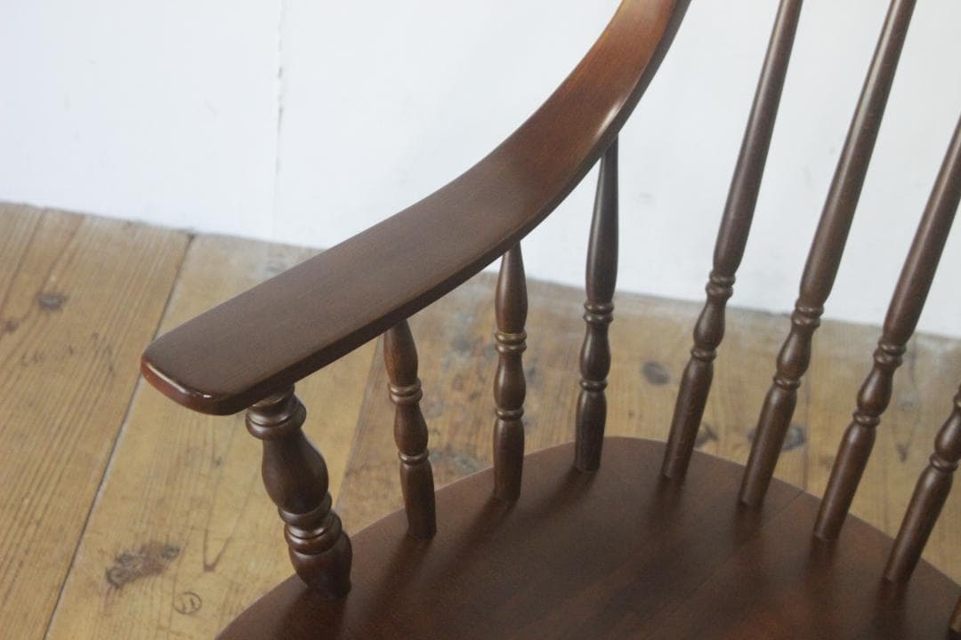 KASHIWA 柏木工 ウィンザーチェア ダイニング 椅子 アーム ビーチ材 A