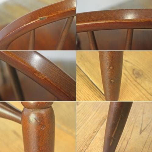 KASHIWA 柏木工 ウィンザーチェア ダイニング 椅子 アーム ビーチ材 A