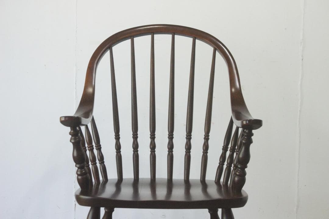 KASHIWA 柏木工 ウィンザーチェア ダイニング 椅子 アーム ビーチ材 A