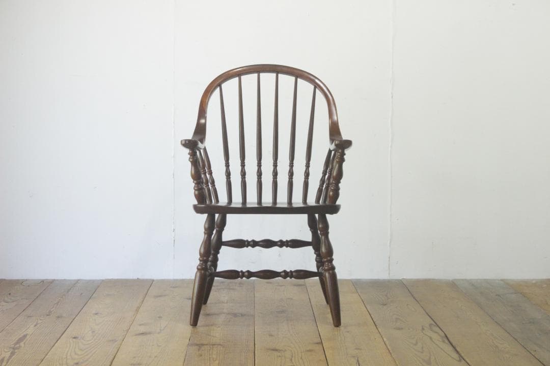 KASHIWA 柏木工 ウィンザーチェア ダイニング 椅子 アーム ビーチ材 A