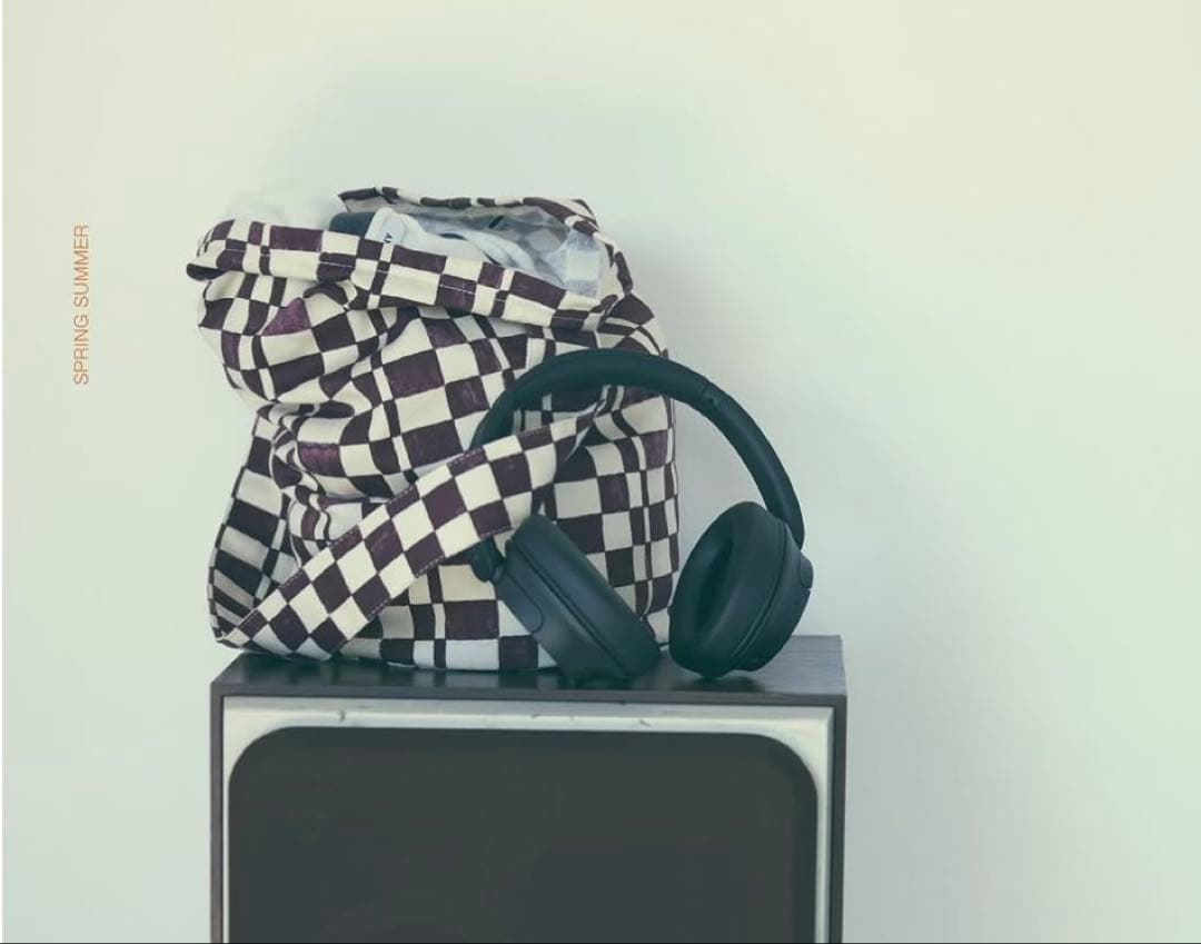 【完売】Pheeny. Checkered Bucket Tote Bag