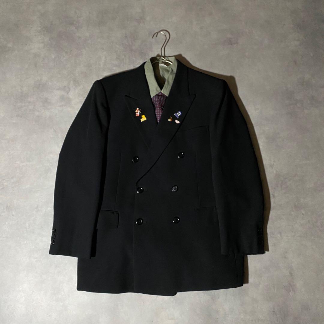 90s vintage レトロセットアップ スーツ ピンズ No.227成人式