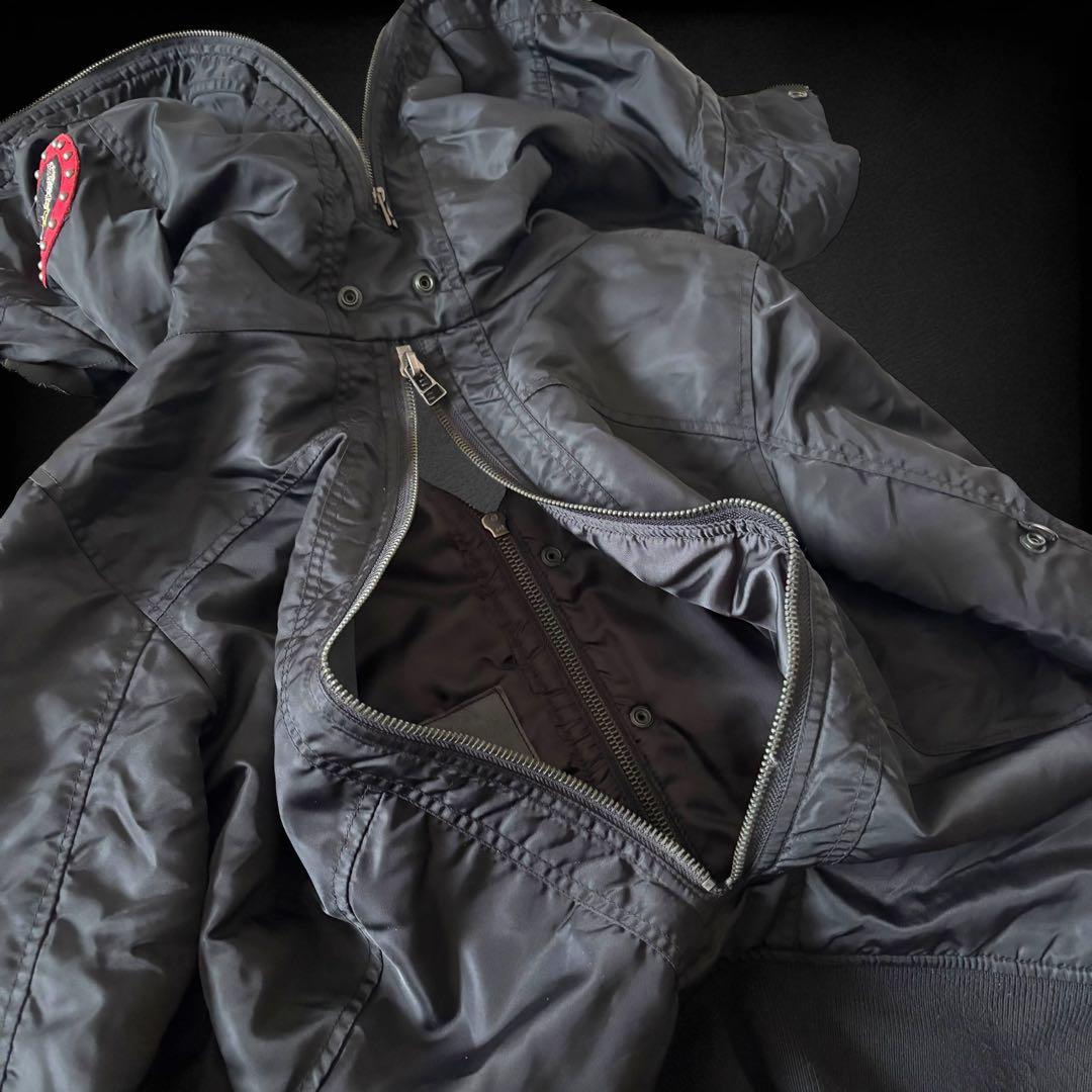 ジャケット・アウター y2k fairy grunge flight jacket MIDAS