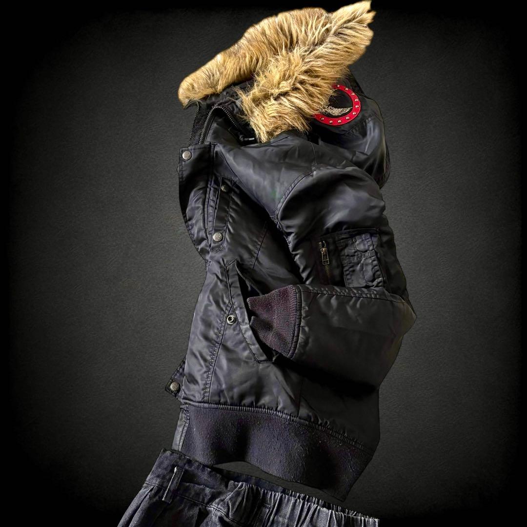 ジャケット・アウター y2k fairy grunge flight jacket MIDAS