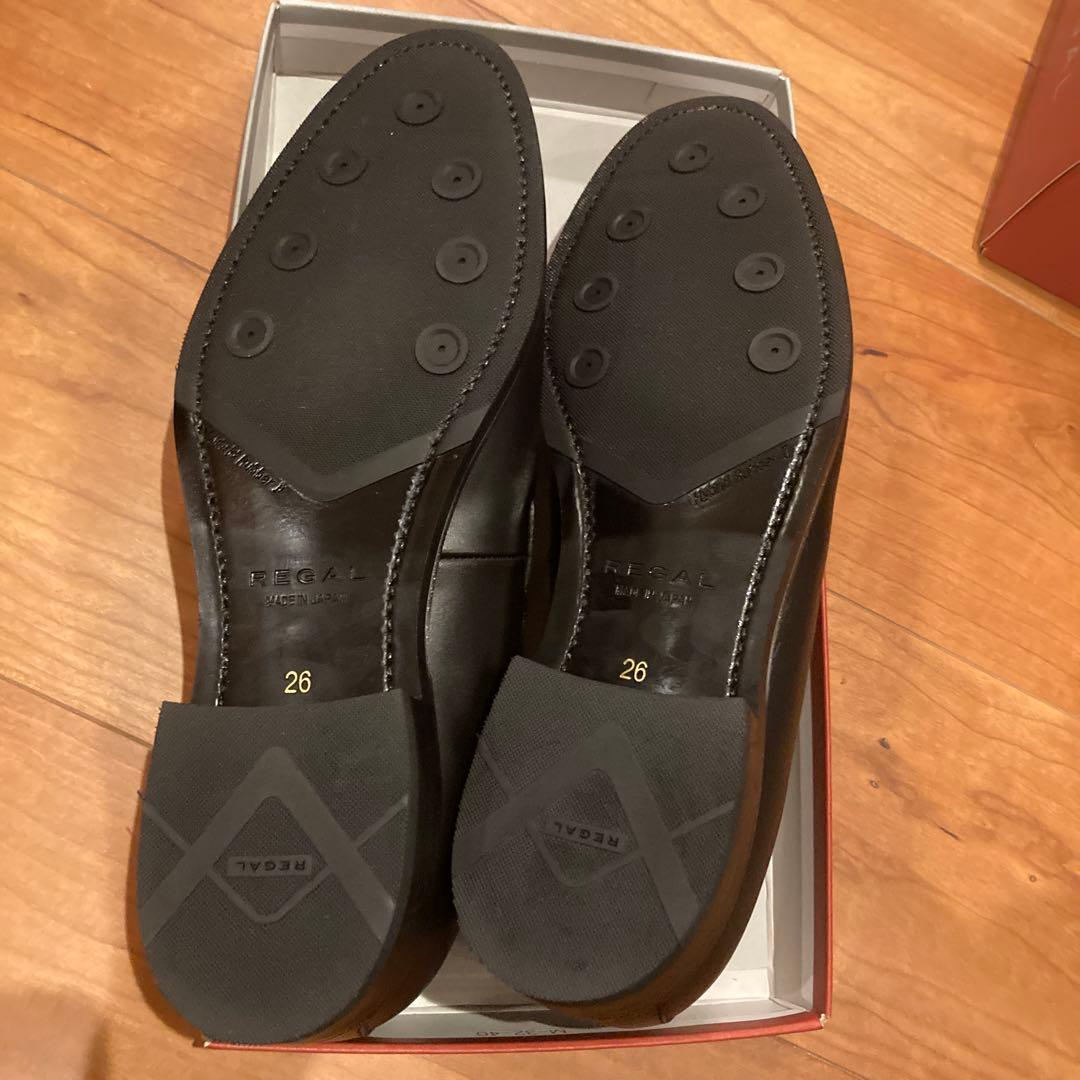 REGAL 黒 タッセルローファー