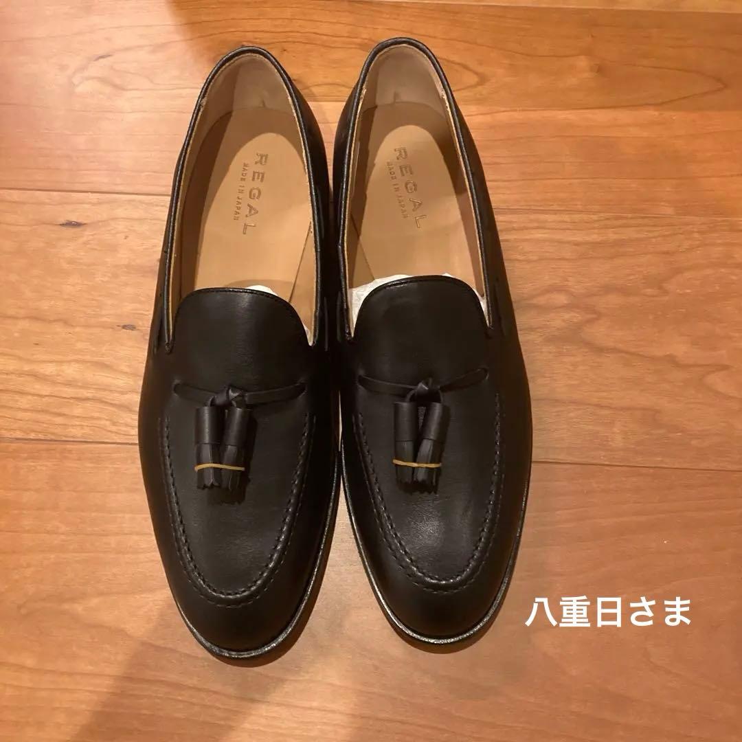 REGAL 黒 タッセルローファー