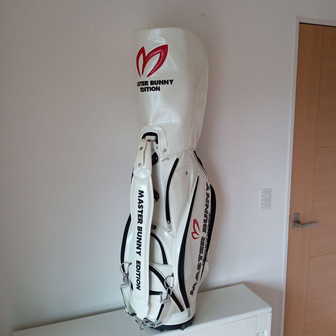 三日月　MASTER BUNNY EDITION キャディバッグ ホワイト