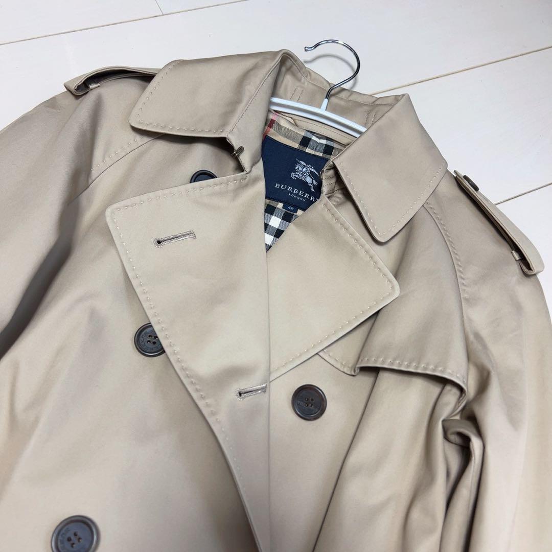 ☆BURBERRY LONDON☆ベージュ ロングトレンチコート サイズ40♡