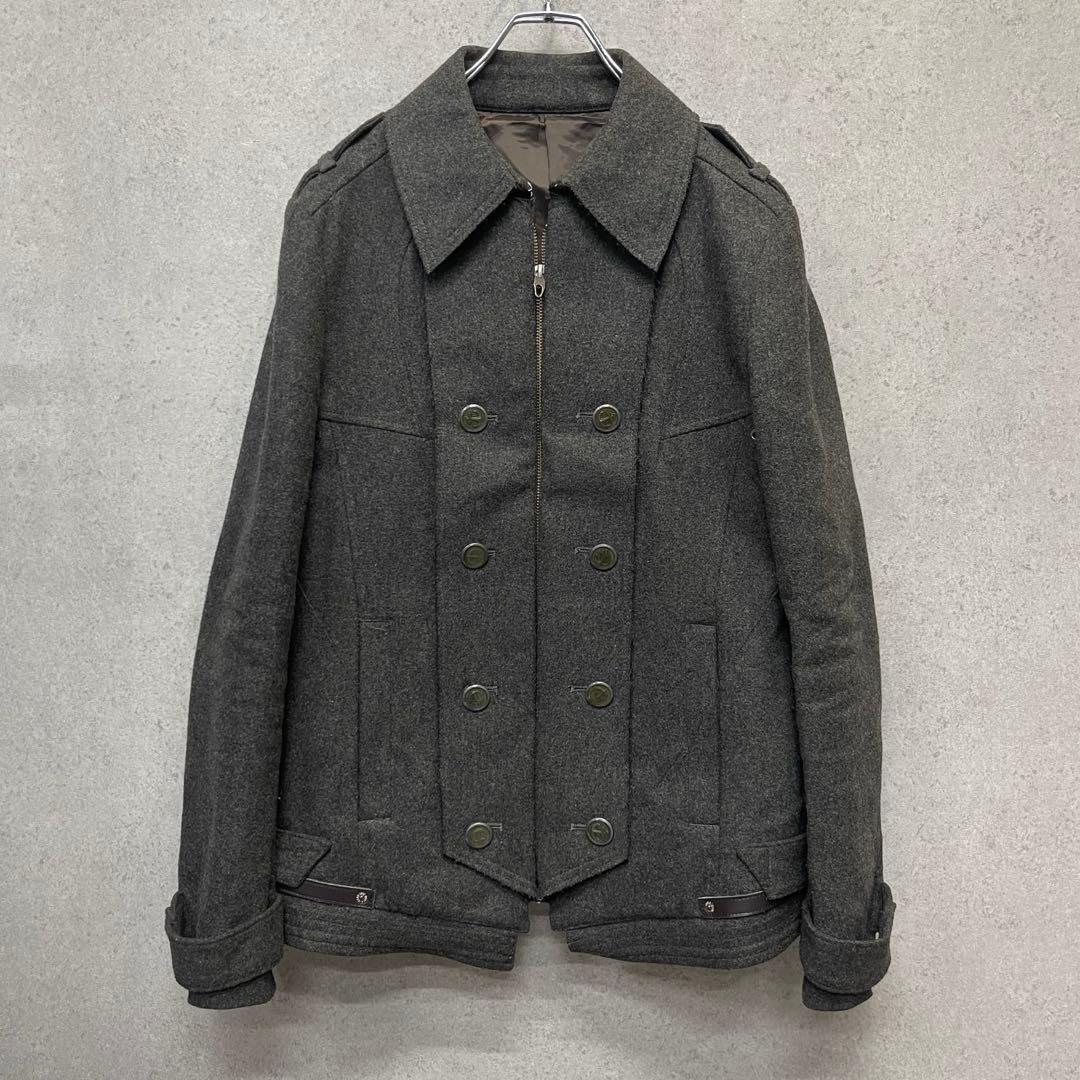 PPFM ナポレオンウールジャケット Y2K Pコート