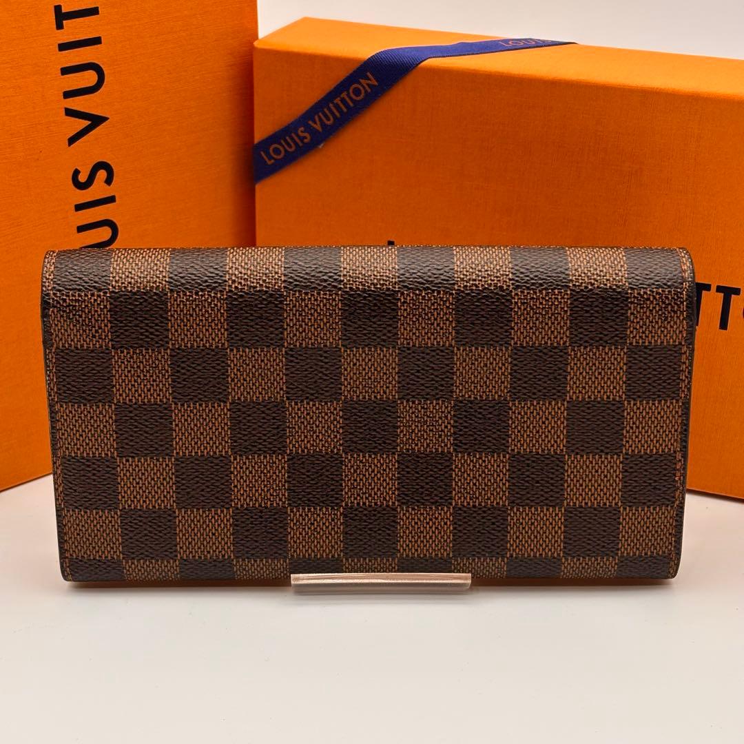 ✨鑑定済み✨ルイヴィトン✨ダミエ✨ポルトフォイユサラ 長財布 10枚