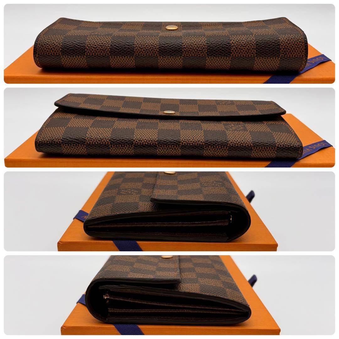 ✨鑑定済み✨ルイヴィトン✨ダミエ✨ポルトフォイユサラ 長財布 10枚