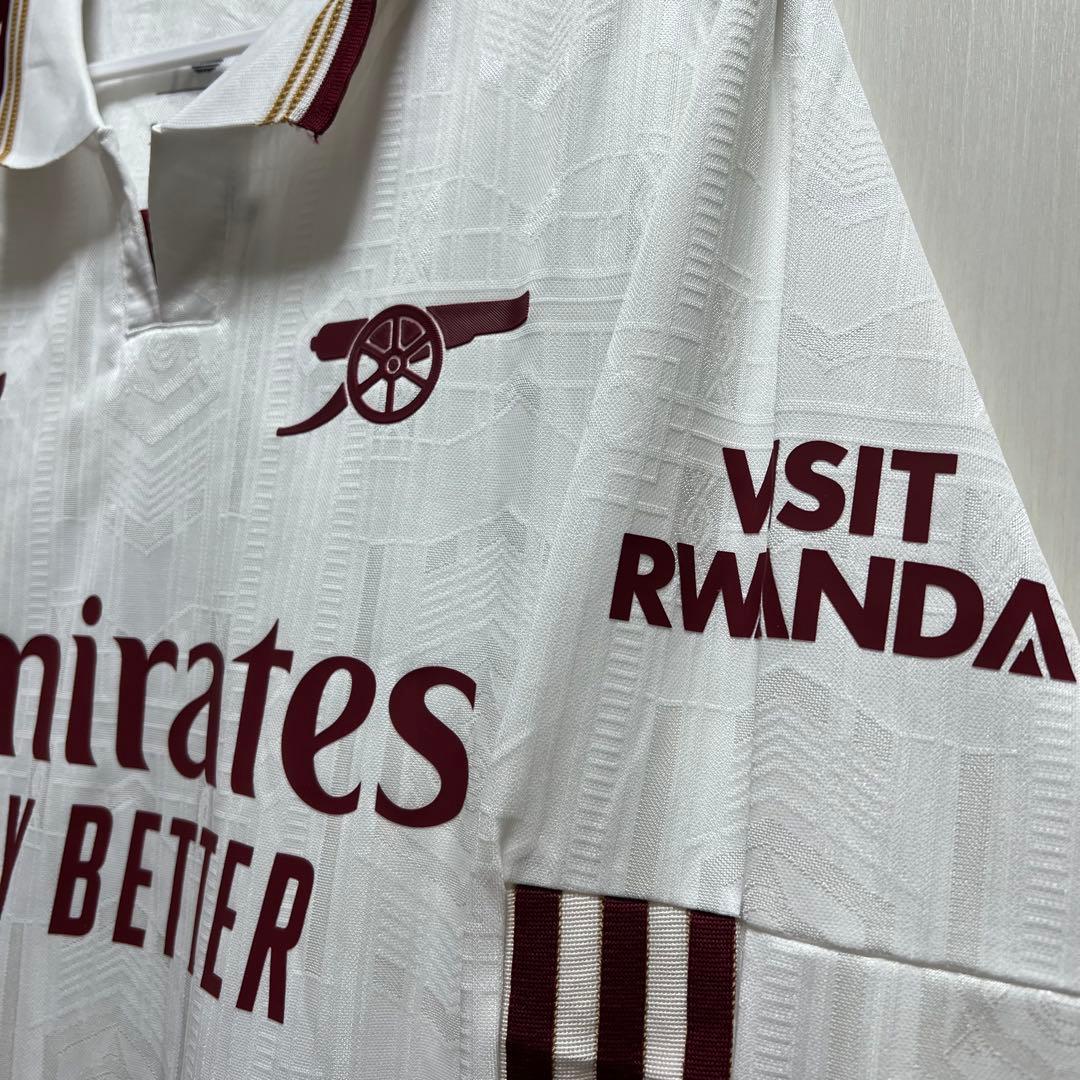 デ*ズ様 アーセナルFCユニフォームサード 25/26　ウーデゴール　長袖シャツ