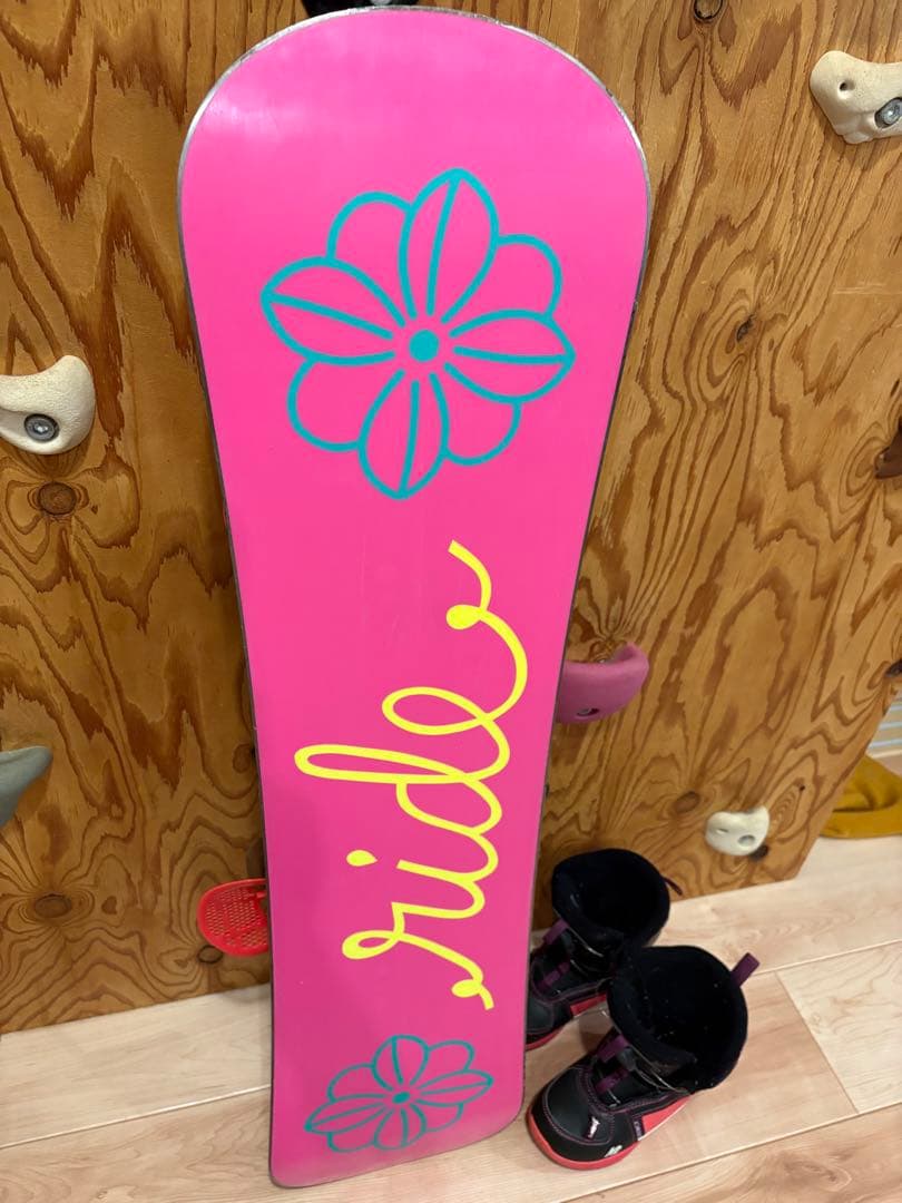 キッズRIDEスノーボード板100㎝　バインK2 ブーツ18.5㎝