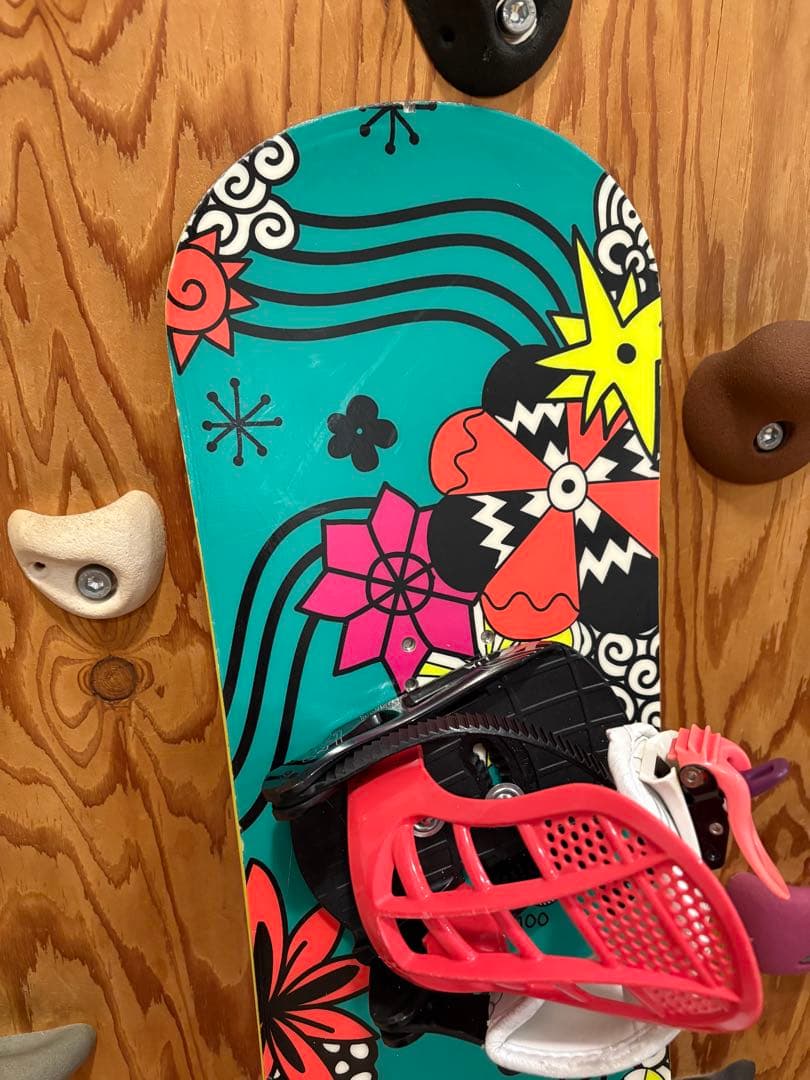 キッズRIDEスノーボード板100㎝　バインK2 ブーツ18.5㎝