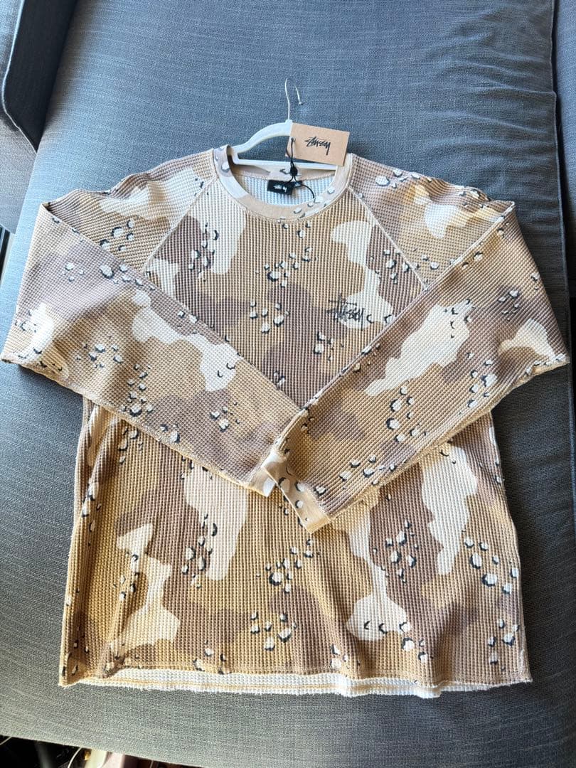 stussy サーマル　カモ　XL