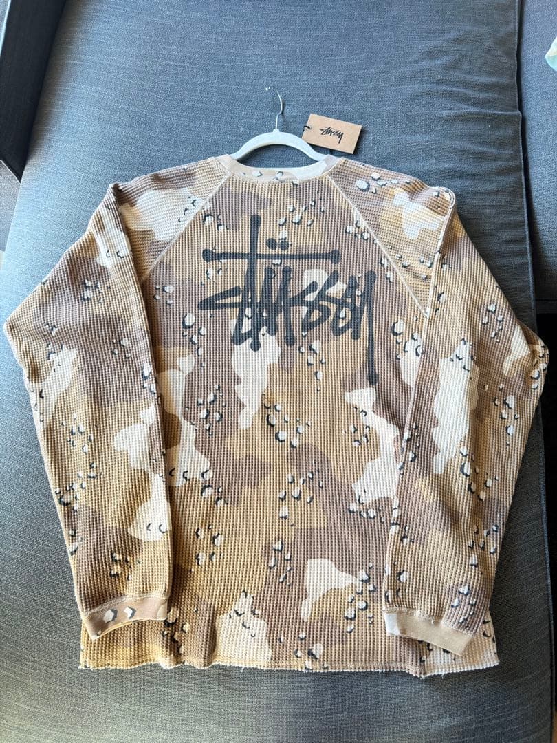 stussy サーマル　カモ　XL