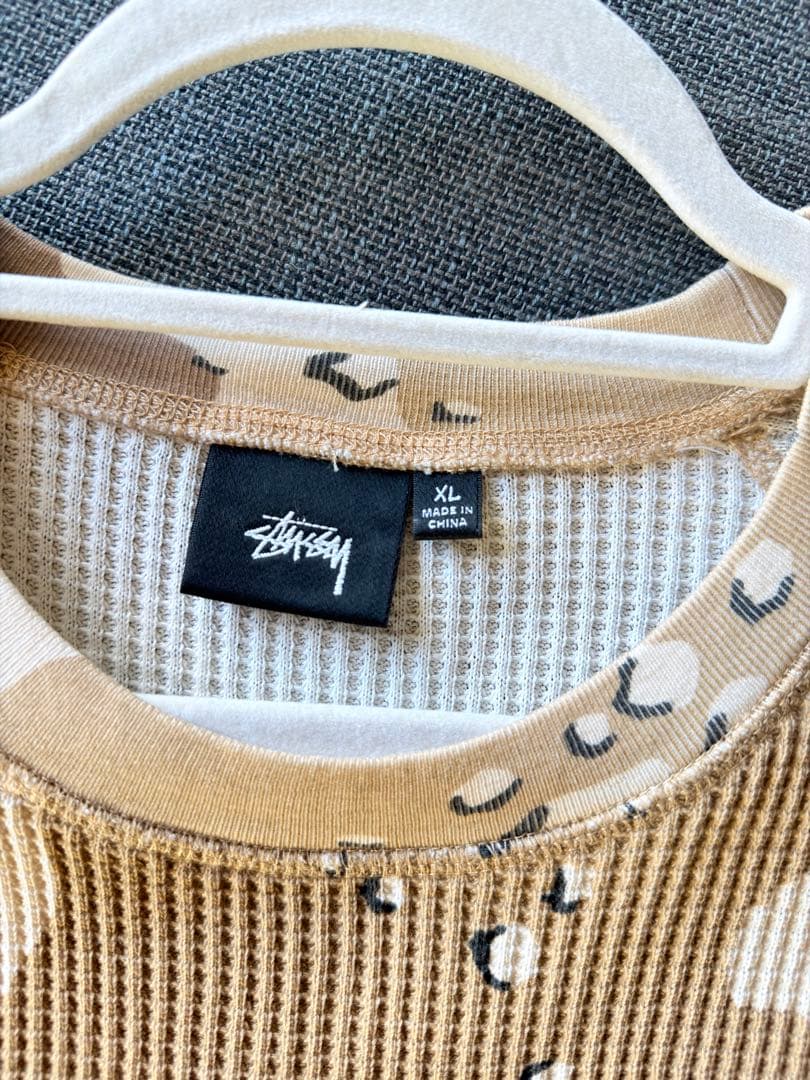 stussy サーマル　カモ　XL