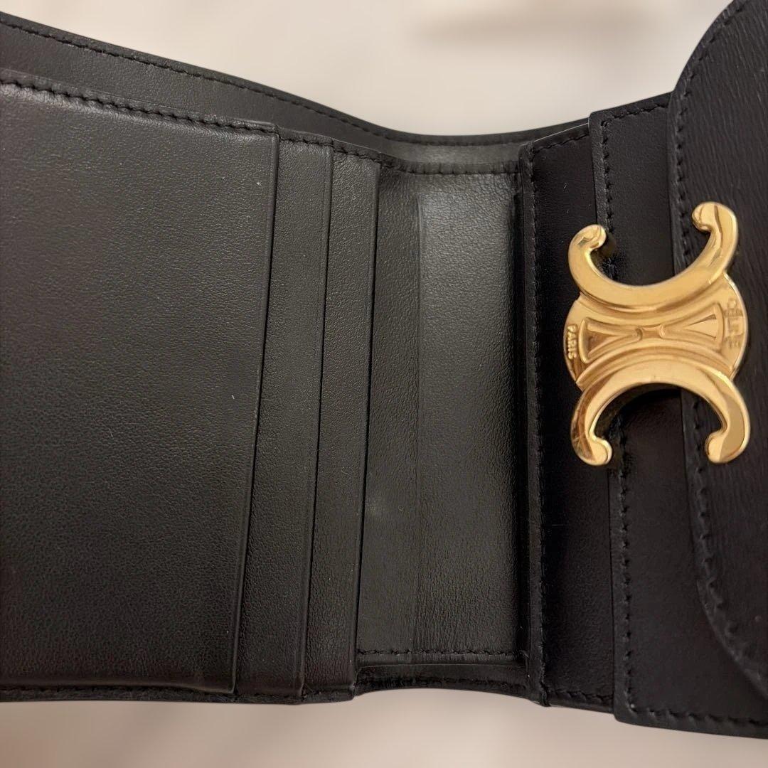 も*️様 CELINE スモールトリオンフ フラップウォレット