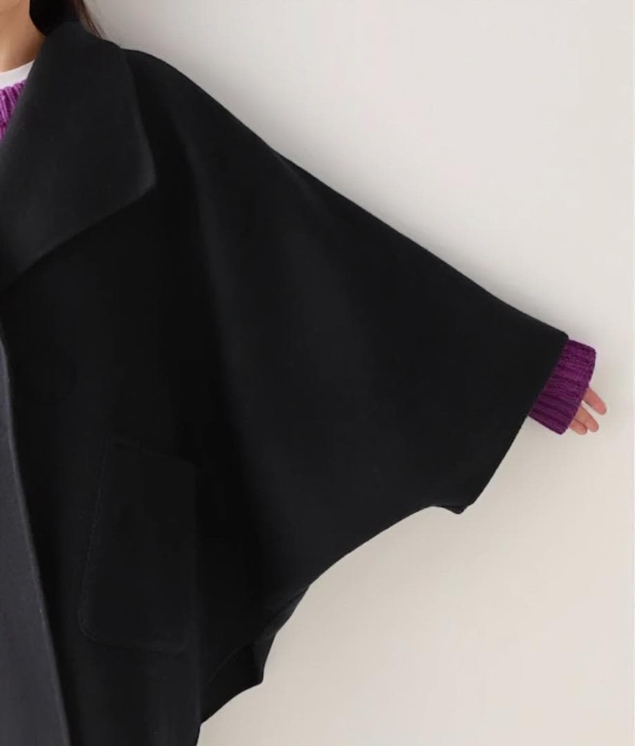 新品 スピック&スパン ダブルリバーマントコート ベージュ 50,600円