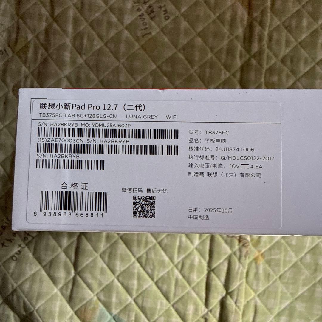 p*0様 再出品Lenovo Xiaoxin Pad Pro 12.7 2025