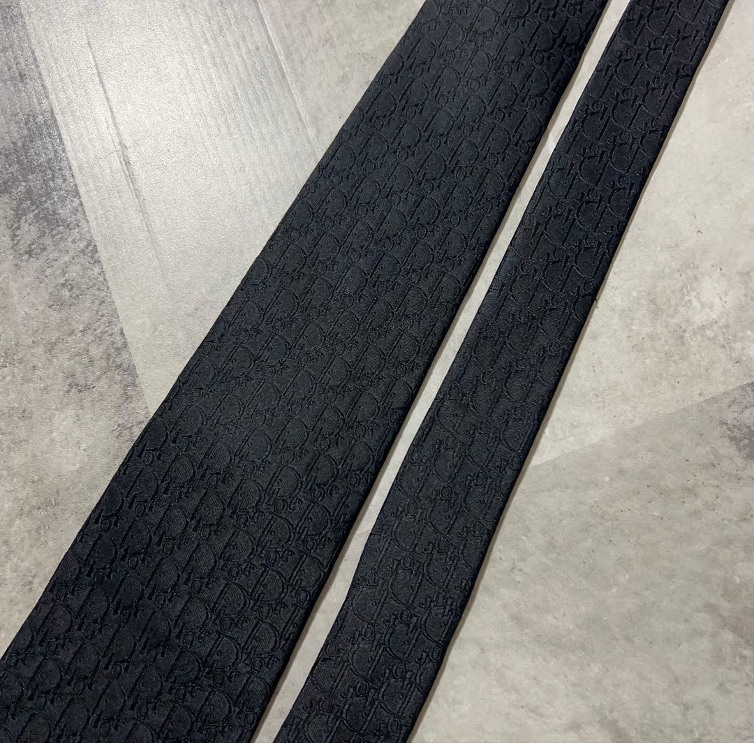 Christian Dior ネクタイ ハイブランド トロッター ブラック