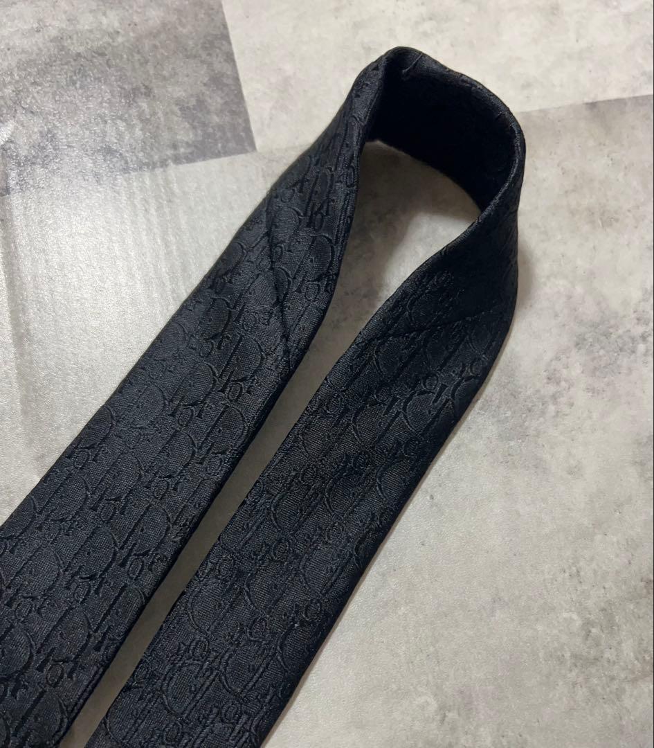 Christian Dior ネクタイ ハイブランド トロッター ブラック