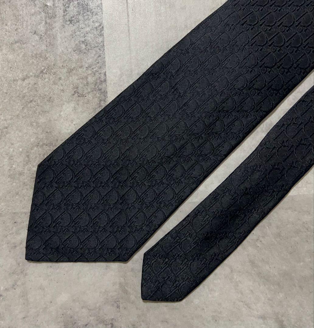 Christian Dior ネクタイ ハイブランド トロッター ブラック